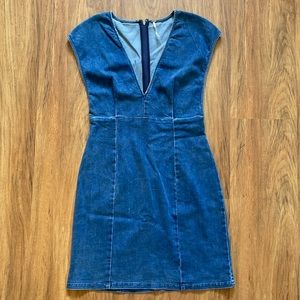Free People Denim Mini Dress - Size 4